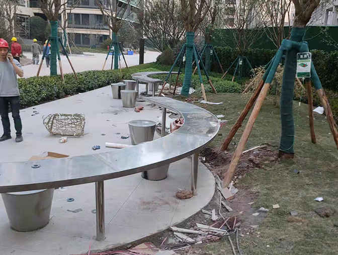 不銹鋼排椅